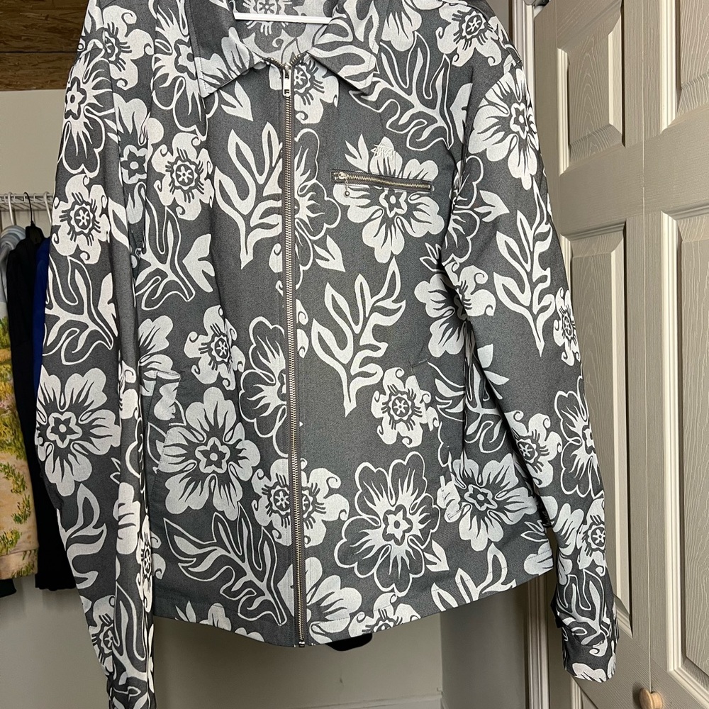 STÜSSY HAWAIIAN LIGHTWEIGHT ZIP JACKET - Picture 9 of 9